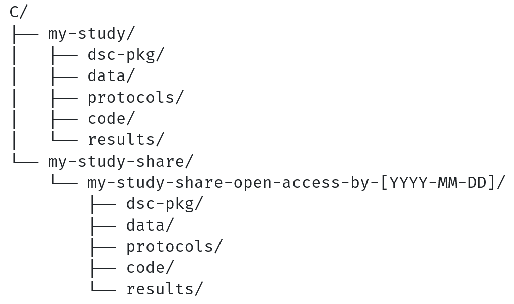 my-study directory structure